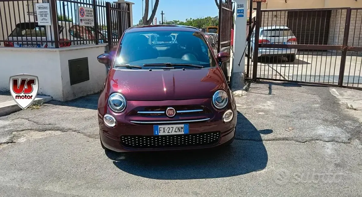 Usata Fiat 500 Lounge 69 CV (50 kW) 2019 Rosso Berlina