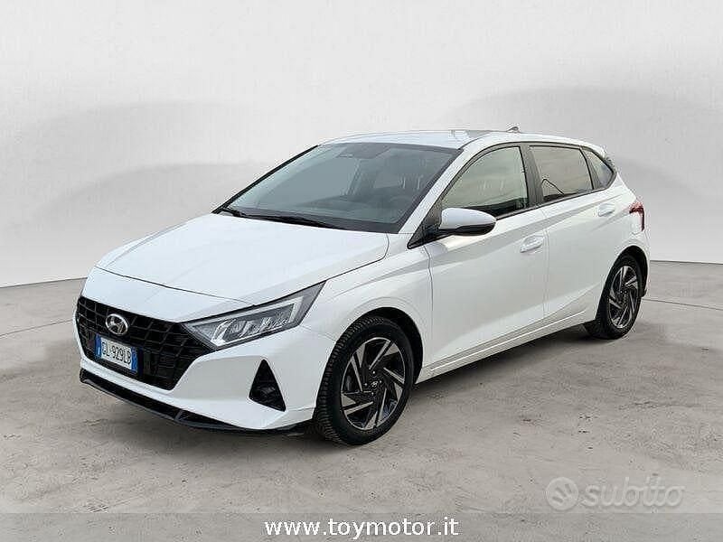 Usata Hyundai i20 82 CV (60 kW) 2022 Bianco Berlina