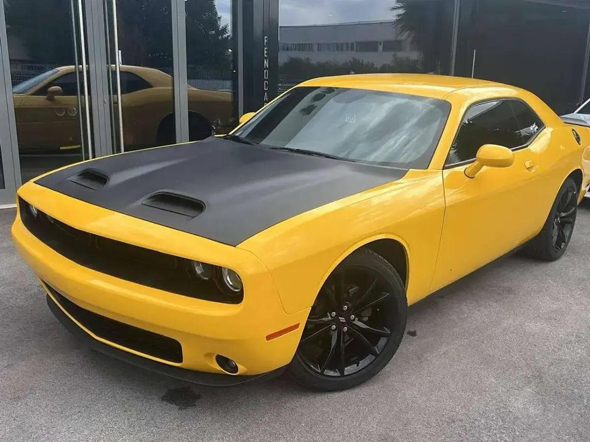 Usata Dodge Challenger SXT 305 CV (224 kW) 2018 Giallo Coupé