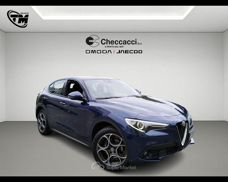 Usata Alfa Romeo Stelvio Super 210 CV (154 kW) 2018 Blu SUV