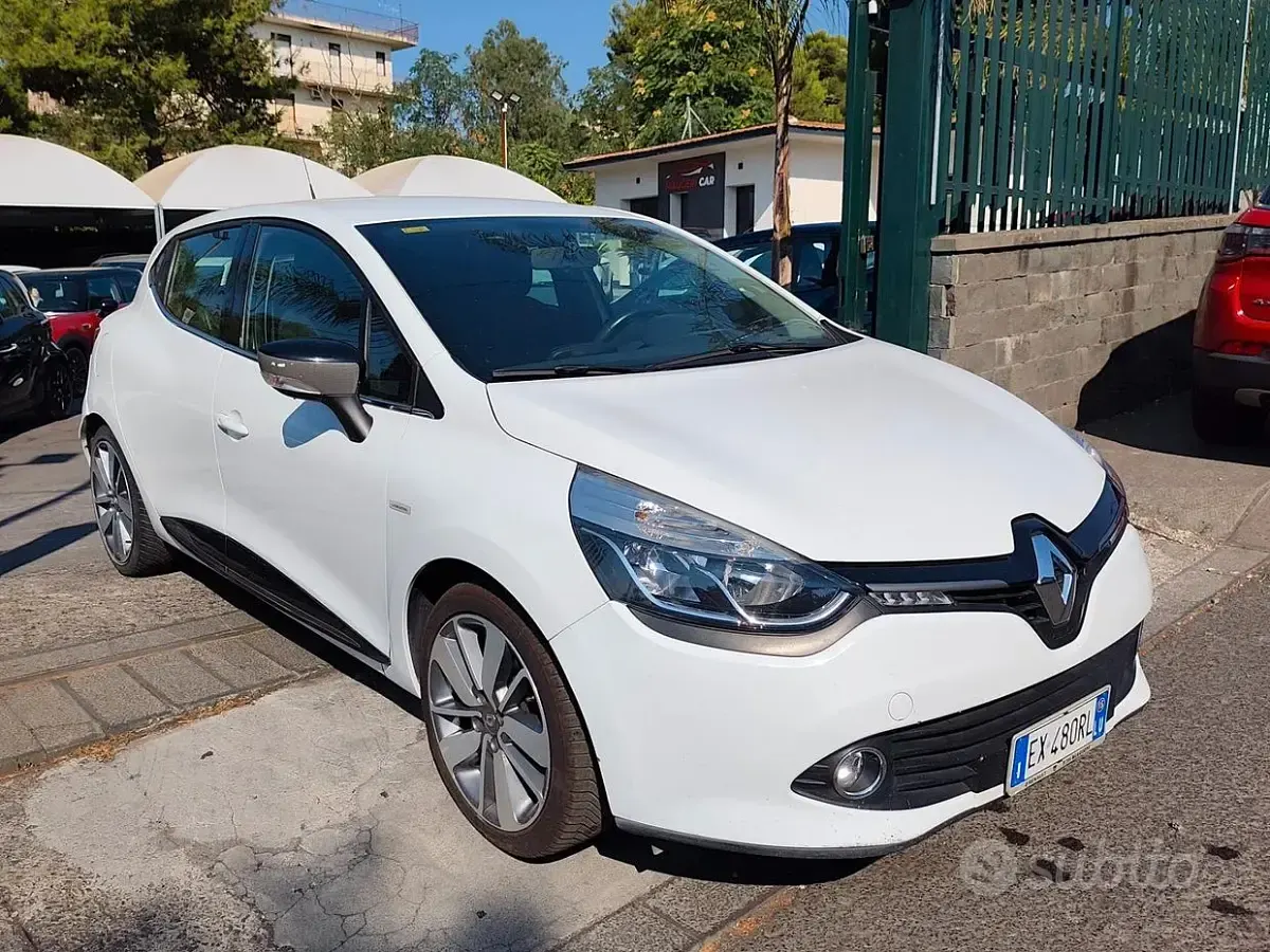 Usata Renault Clio IV 75 CV (55 kW) 2015 Bianco Berlina
