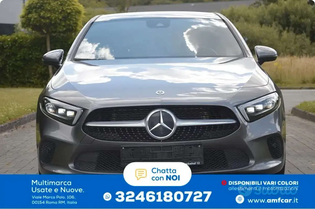 Usata Mercedes A200 Premium 163 CV (119 kW) 2022 Grigio Berlina
