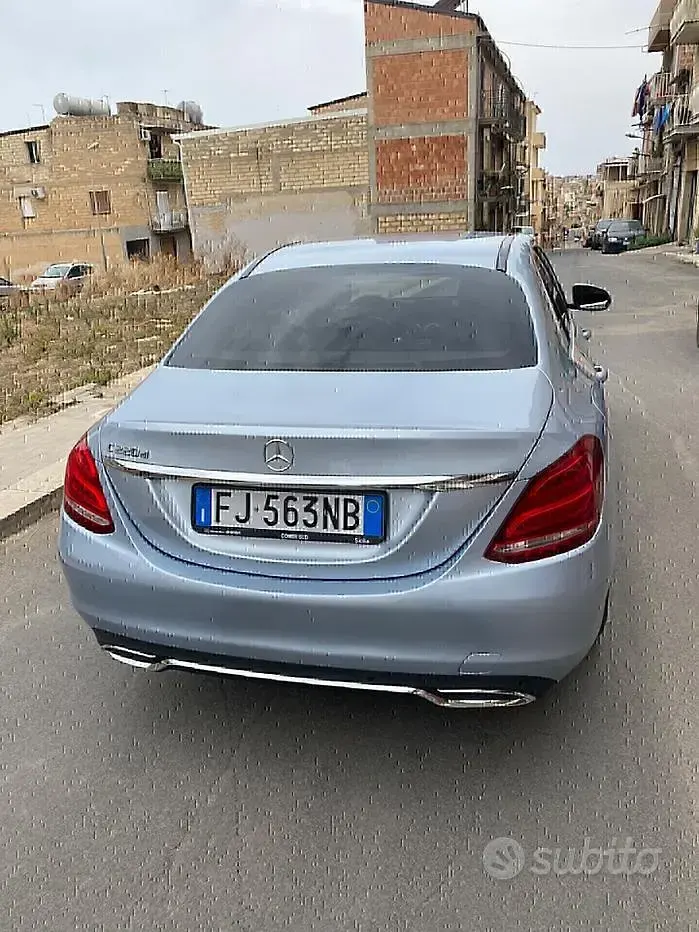 Usata Mercedes C220 170 CV (125 kW) 2017 Grigio Berlina