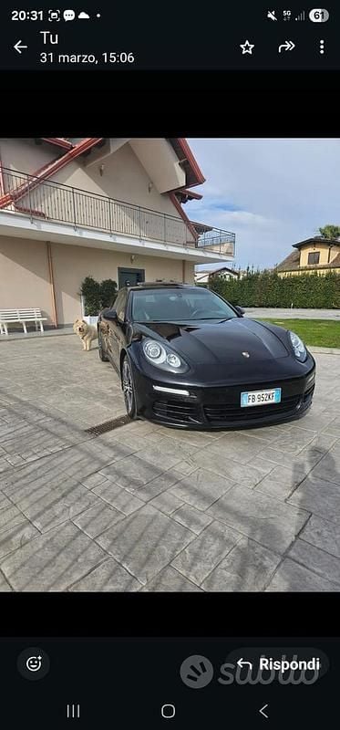 Usata Porsche Panamera 300 CV (220 kW) 2015 Nero Berlina