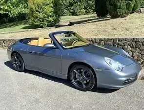 Brugt Porsche 911 Carrera 4 Cabriolet 320 HK (235 kW) 2002 Grå Cabriolet