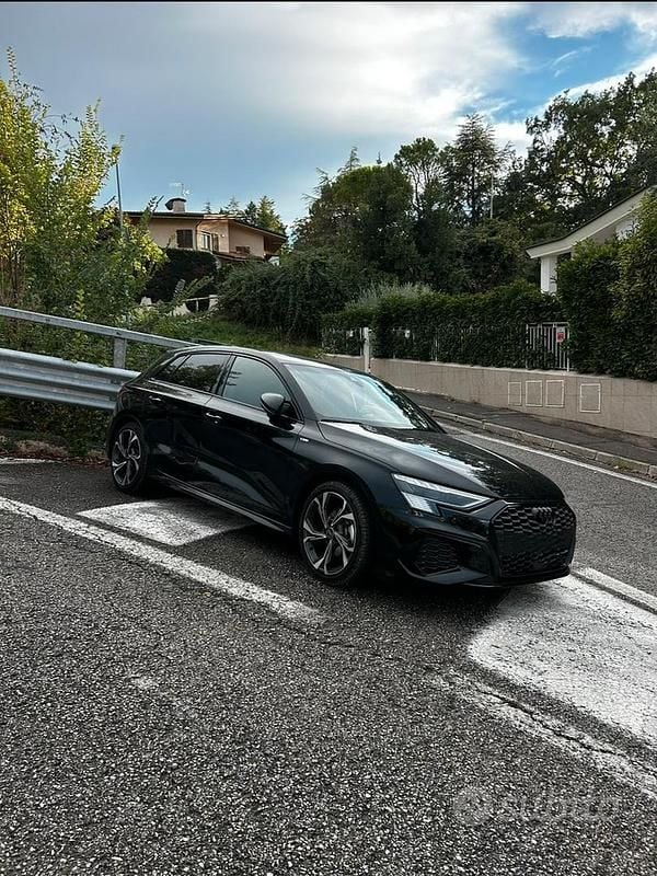 Usata Audi A3 S-Line 150 CV (110 kW) 2023 Nero Berlina