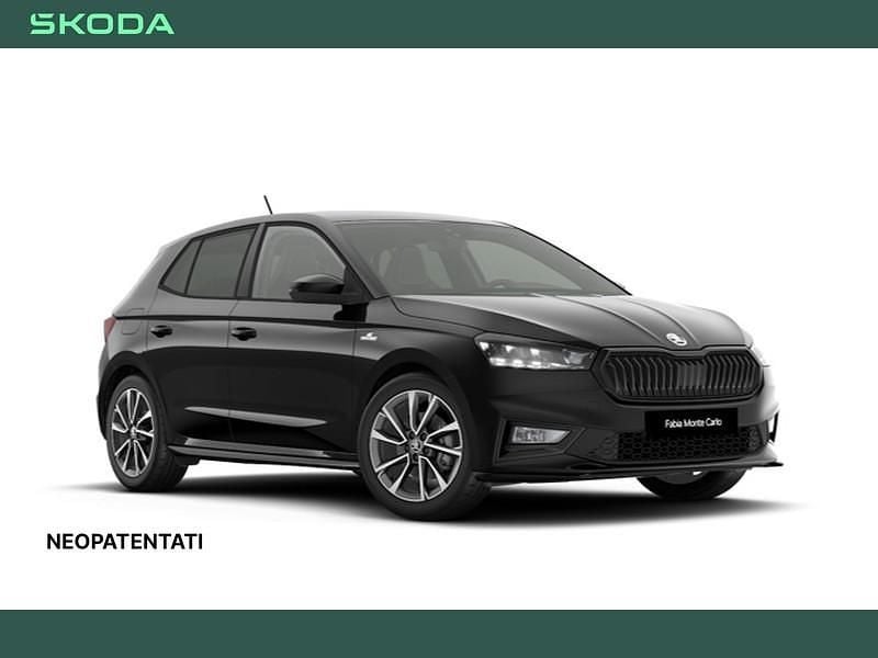 Nuova Skoda Fabia Monte Carlo 116 CV (85 kW) 2026 Nero tulipano perlato Utilitaria