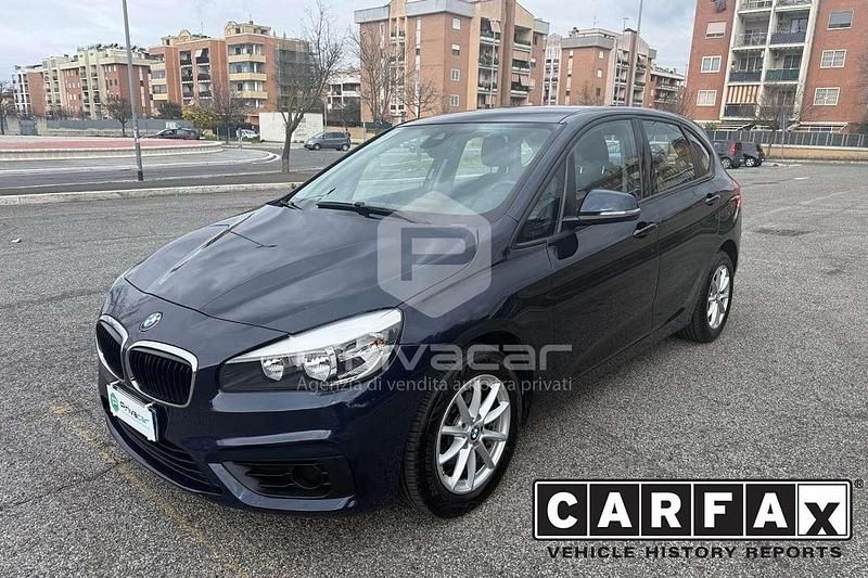 Usata BMW 218 Active Tourer Efficient Dynamics 150 CV (110 kW) 2018 Blu Monovolume