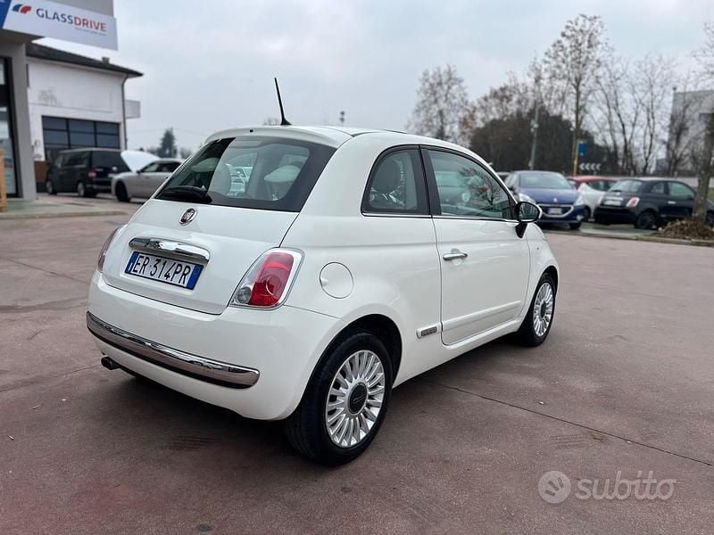 Usata Fiat 500 Lounge 95 CV (69 kW) 2013 Bianco Berlina