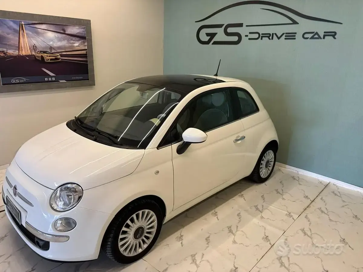 Usata Fiat 500 Lounge 69 CV (50 kW) 2014 Bianco Berlina