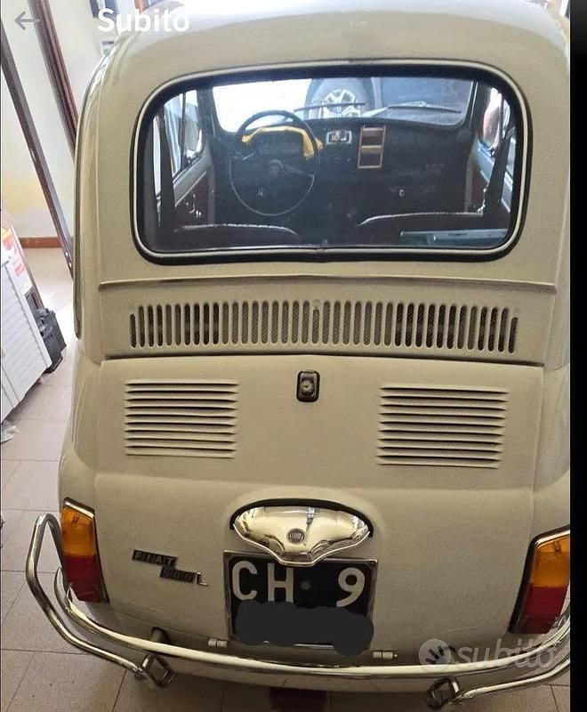 Usata Fiat 500 1970 Bianco Utilitaria