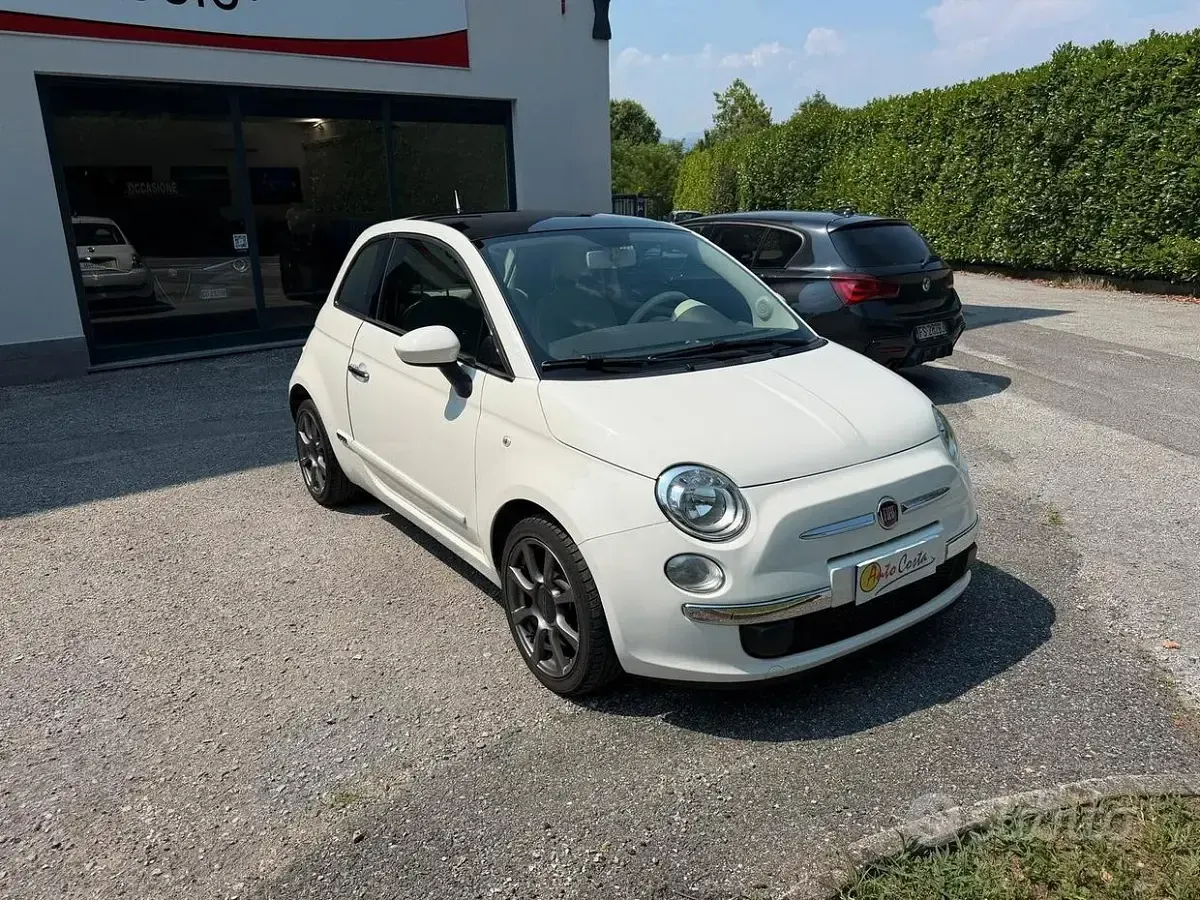 Usata Fiat 500 Lounge 69 CV (50 kW) 2013 Bianco Berlina