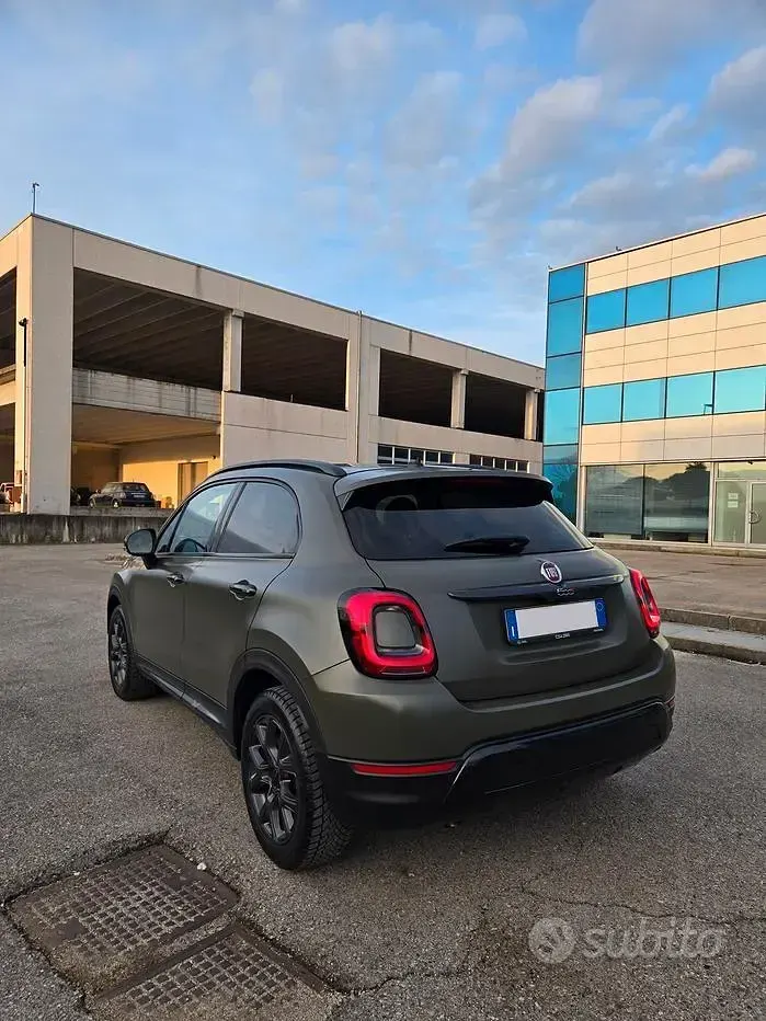 Usata Fiat 500X Cross 120 CV (88 kW) 2019 Verde SUV