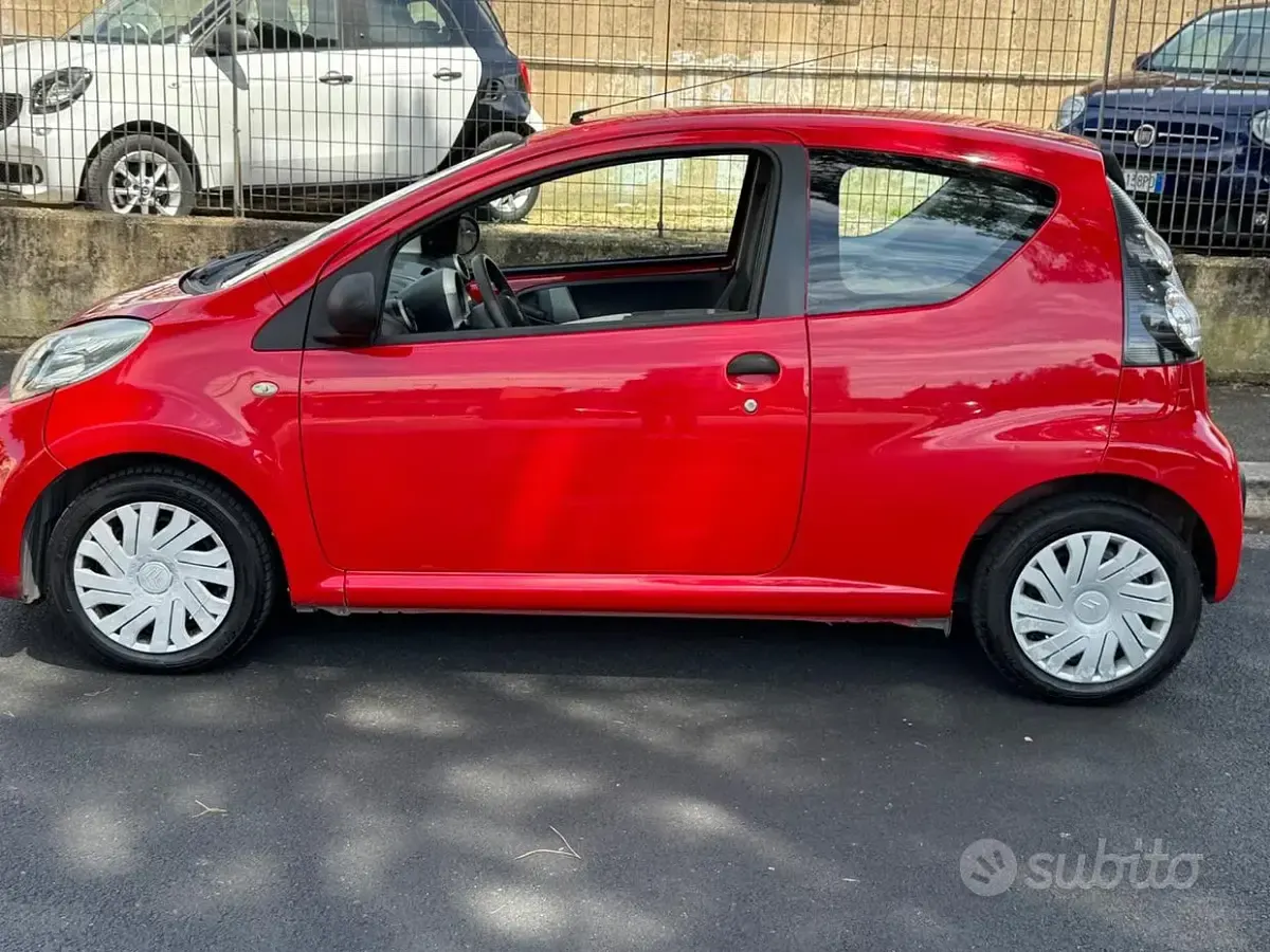Usata Citroën C1 68 CV (50 kW) 2010 Rosso Utilitaria