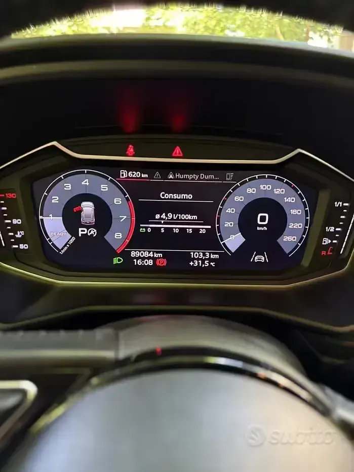 Usata Audi A1 Sportback 110 CV (80 kW) 2020 Rosso Utilitaria