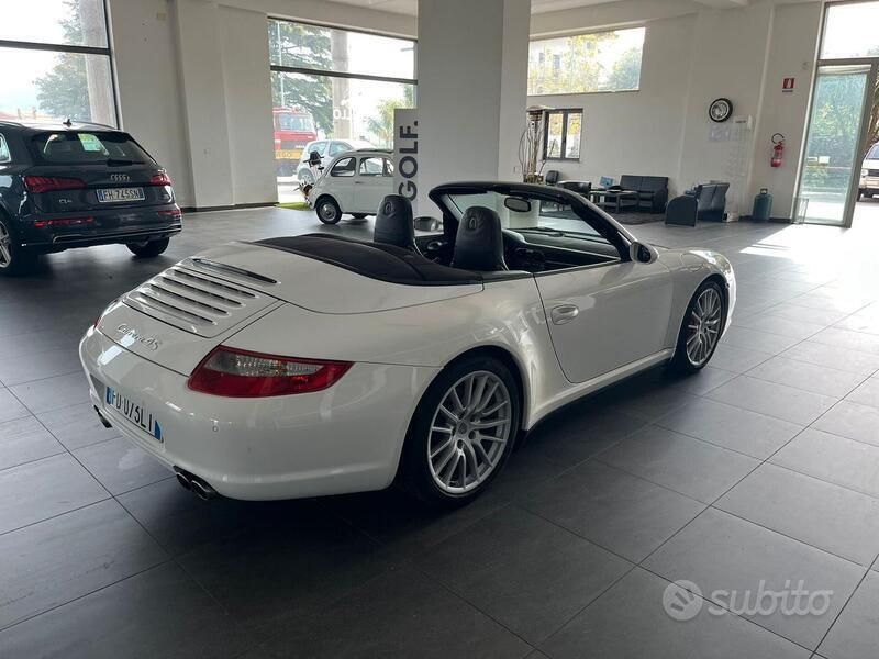 Usata Porsche 911 Carrera 4S Cabriolet 355 CV (261 kW) 2007 Bianco Cabrio