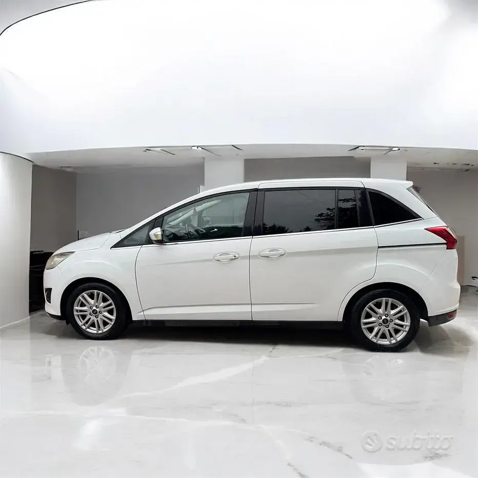 Usata Ford C-MAX Titanium 163 CV (119 kW) 2013 Bianco Monovolume