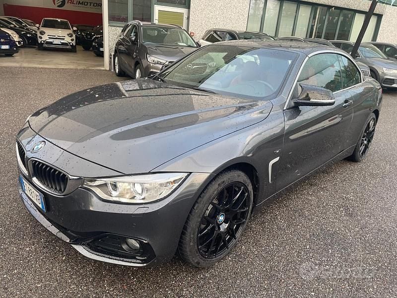 Usata BMW 420 M Sport 184 CV (135 kW) 2014 Grigio Cabrio