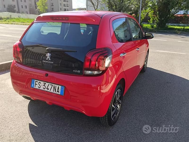Usata Peugeot 108 2018 Rosso Utilitaria