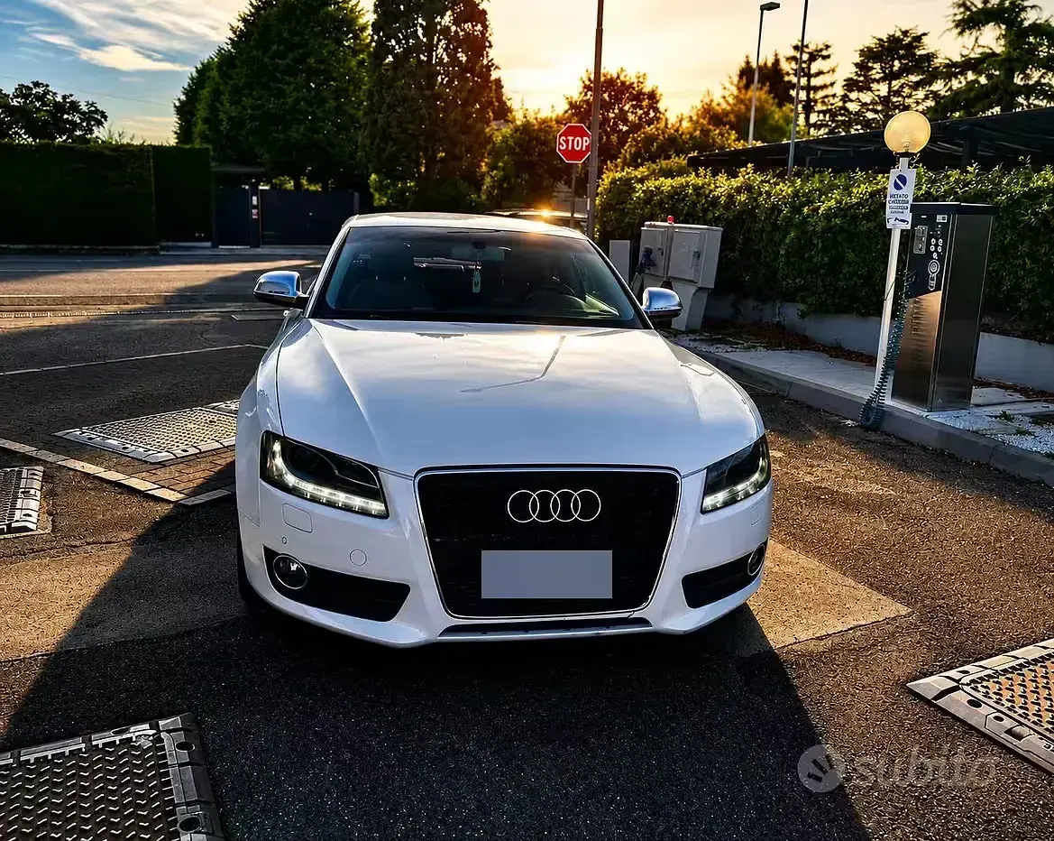 Usata Audi A5 190 CV (139 kW) 2008 Bianco Coupé