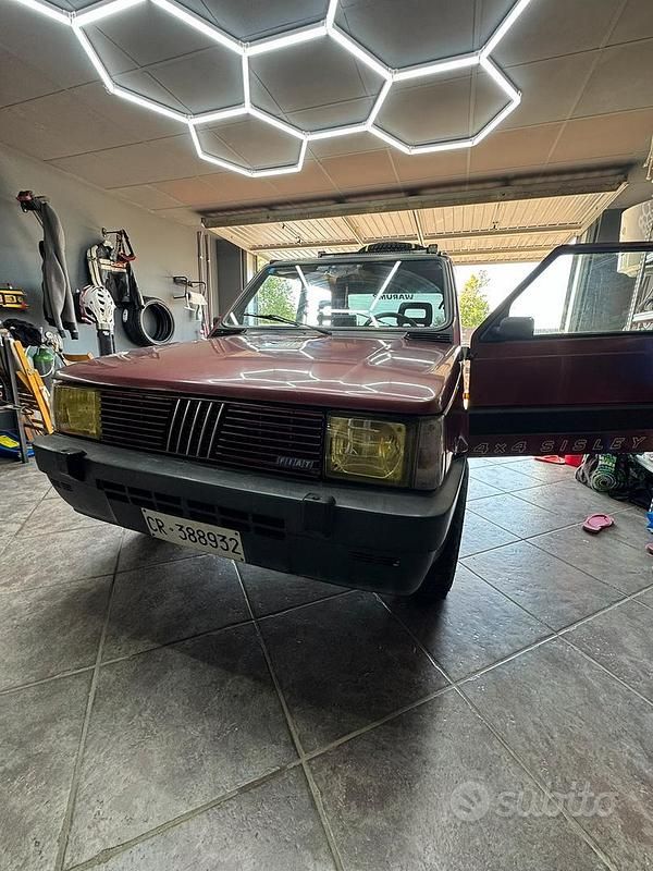 Usata Fiat Panda 4x4 1986 Rosso Utilitaria