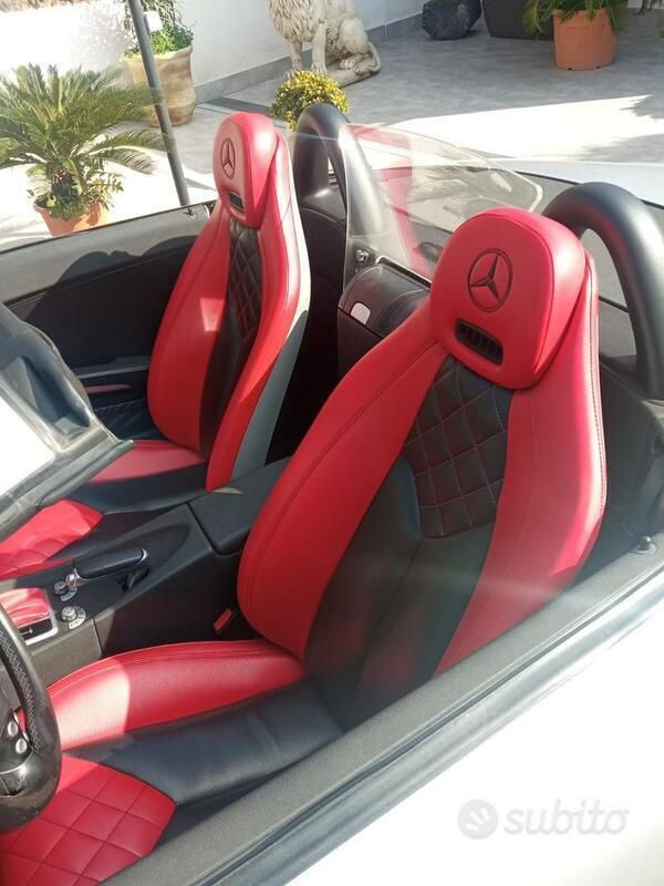 Usata Mercedes SLK200 163 CV (119 kW) 2004 Grigio Cabrio