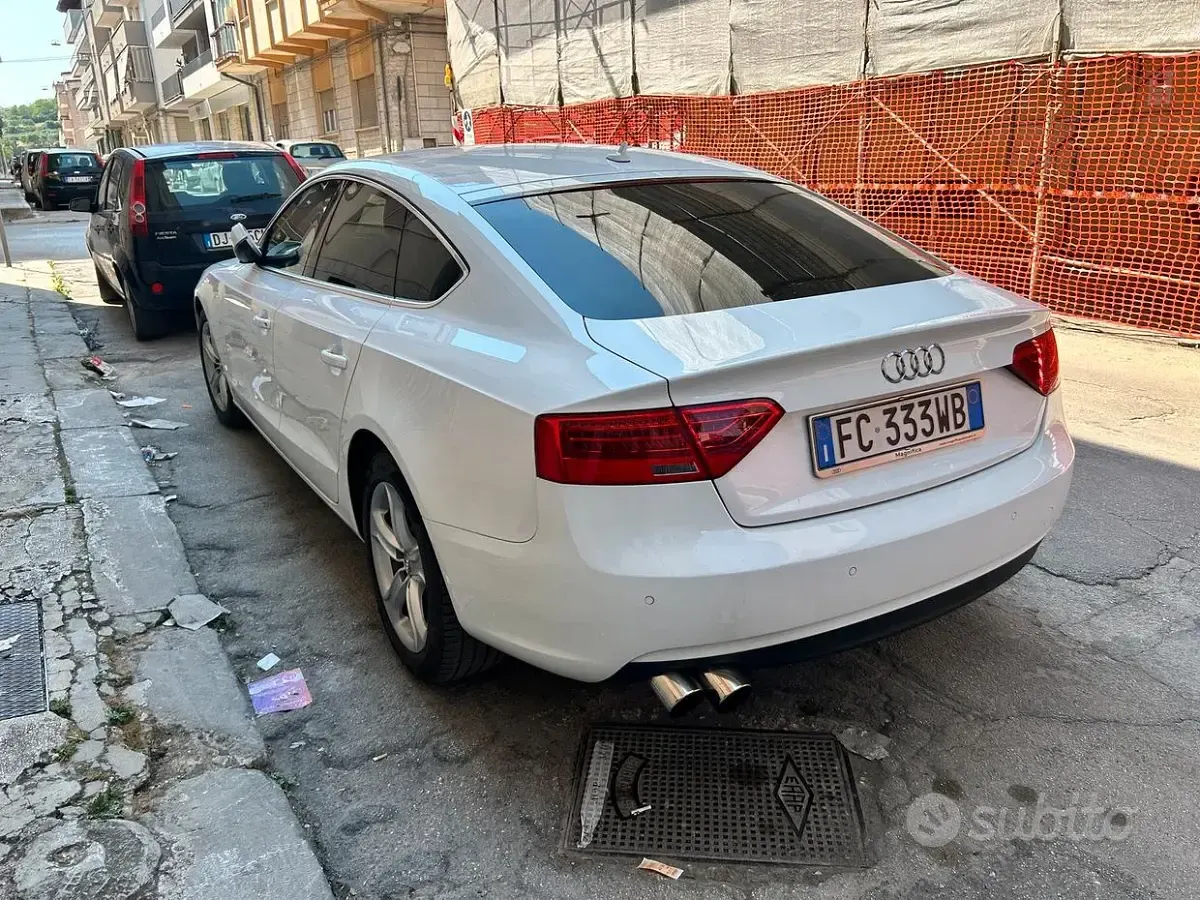 Usata Audi A5 190 CV (139 kW) 2016 Bianco Coupé