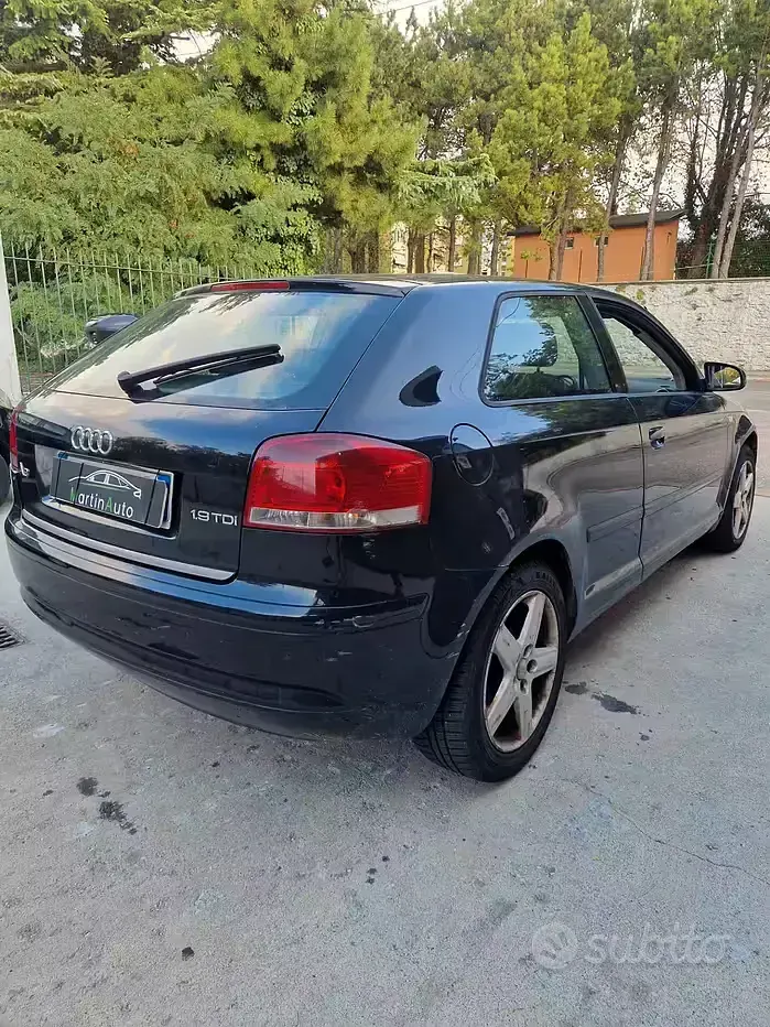 Usata Audi A3 105 CV (77 kW) 2006 Nero Utilitaria