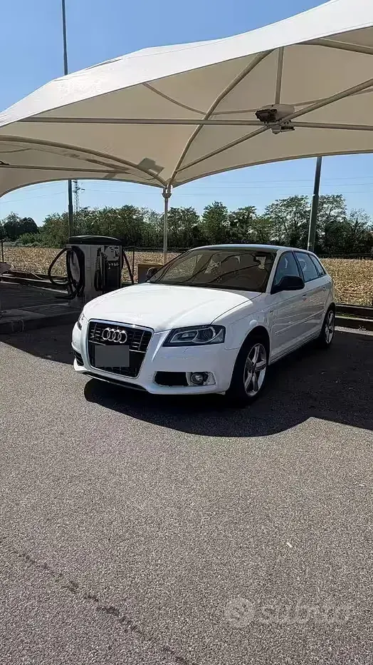 Usata Audi A3 S-Line 105 CV (77 kW) 2008 Bianco Utilitaria
