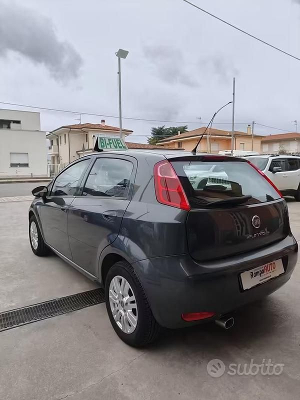 Usata Fiat Punto Lounge 77 CV (56 kW) 2016 Grigio Utilitaria