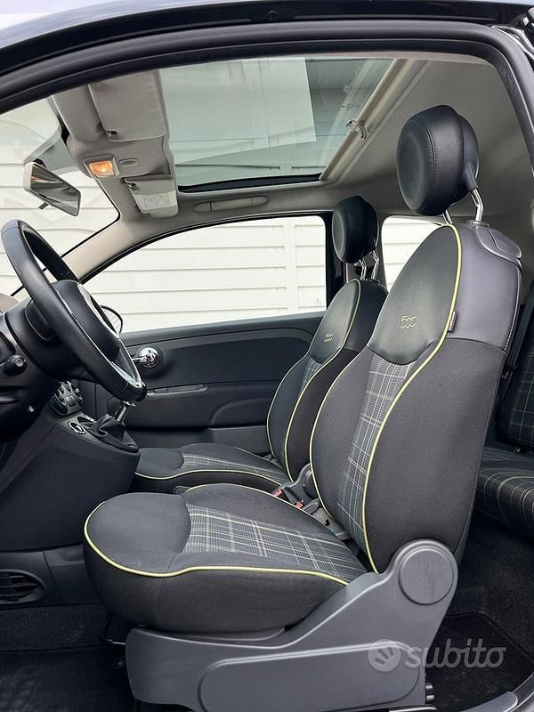 Usata Fiat 500 Lounge 86 CV (63 kW) 2017 Nero Utilitaria