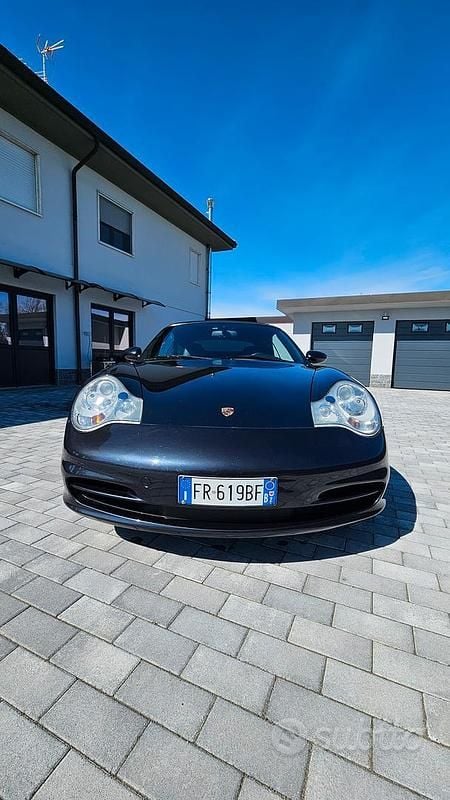 Usata Porsche 996 320 CV (235 kW) 2004 Nero Cabrio
