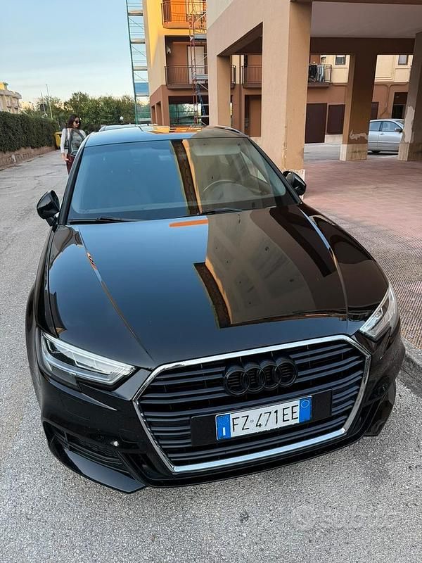 Usata Audi A3 S-Line 150 CV (110 kW) 2020 Nero Berlina