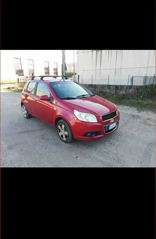 Usata Chevrolet Aveo 84 CV (61 kW) 2009 Rosso Berlina