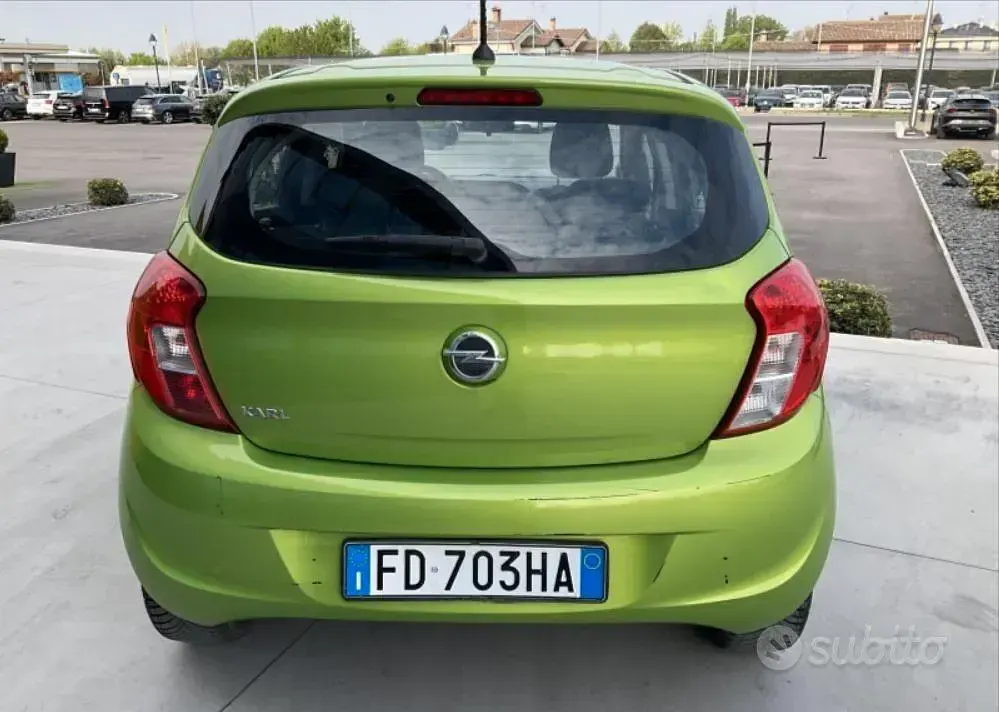 Usata Opel Karl 75 CV (55 kW) 2016 Verde Utilitaria