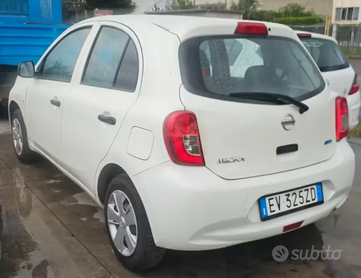 Usata Nissan Micra Visia 80 CV (58 kW) 2014 Bianco Utilitaria
