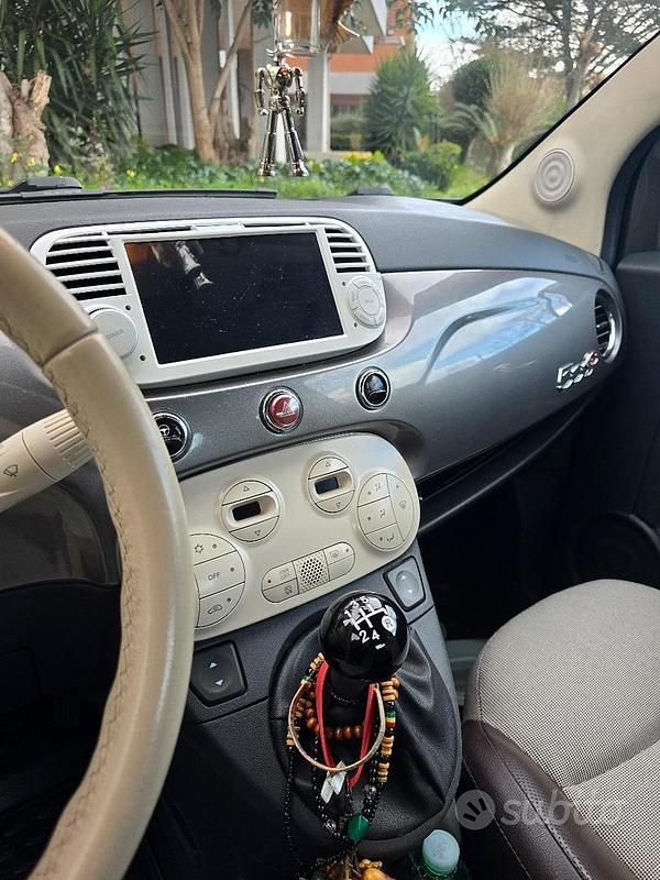 Usata Fiat 500 95 CV (69 kW) 2011 Grigio Utilitaria