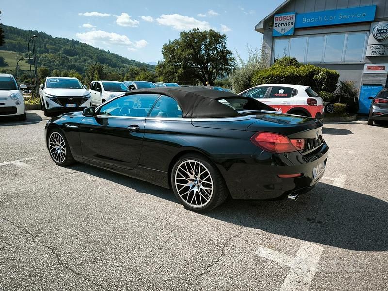 Usata BMW 640 Cabriolet 313 CV (230 kW) 2013 Nero Cabrio