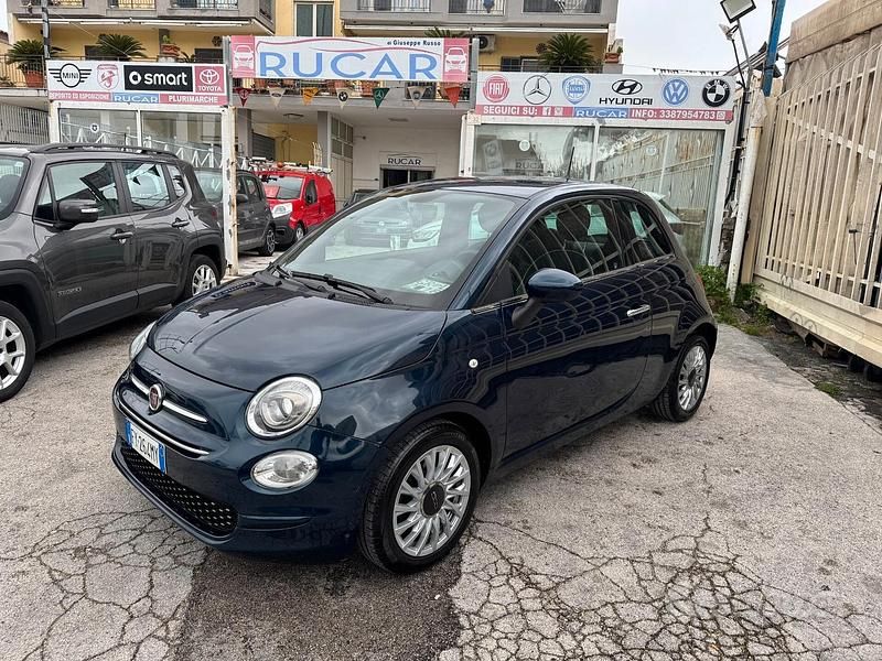 Usata Fiat 500 Lounge 69 CV (50 kW) 2019 Blu Berlina