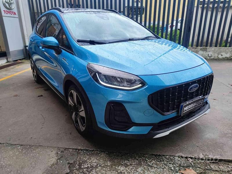 Usata Ford Fiesta Active 125 CV (91 kW) 2022 Blu Utilitaria