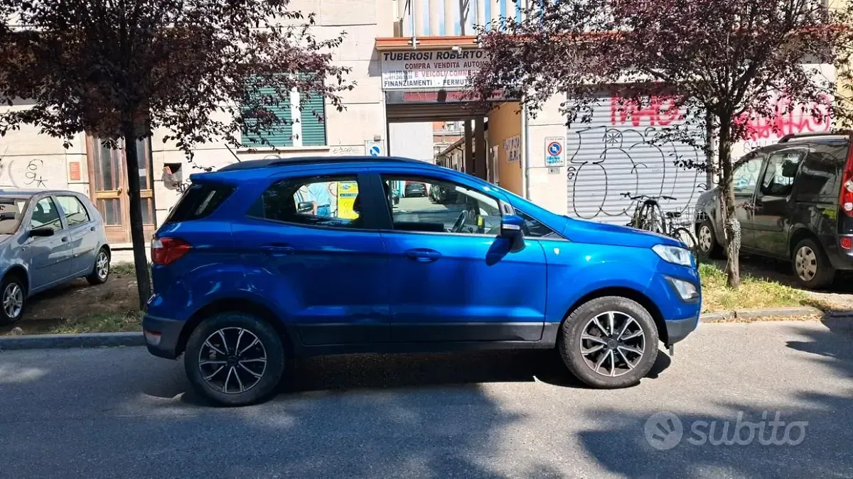 Usata Ford Ecosport Titanium 99 CV (72 kW) 2018 Blu SUV