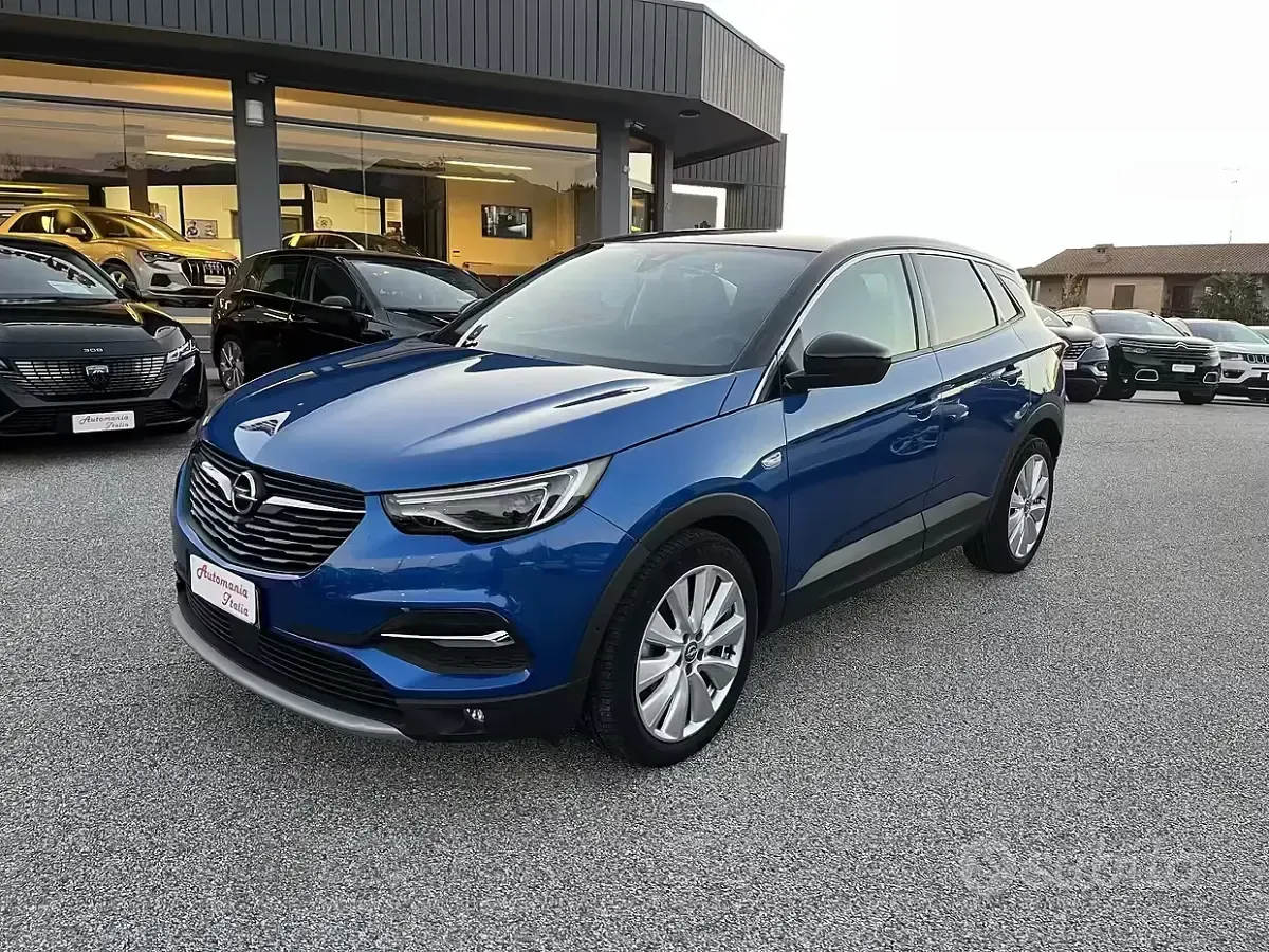 Usata Opel Grandland X 130 CV (95 kW) 2021 Blu SUV