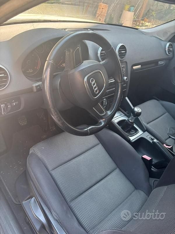 Usata Audi A3 170 CV (125 kW) 2009 Bianco Berlina