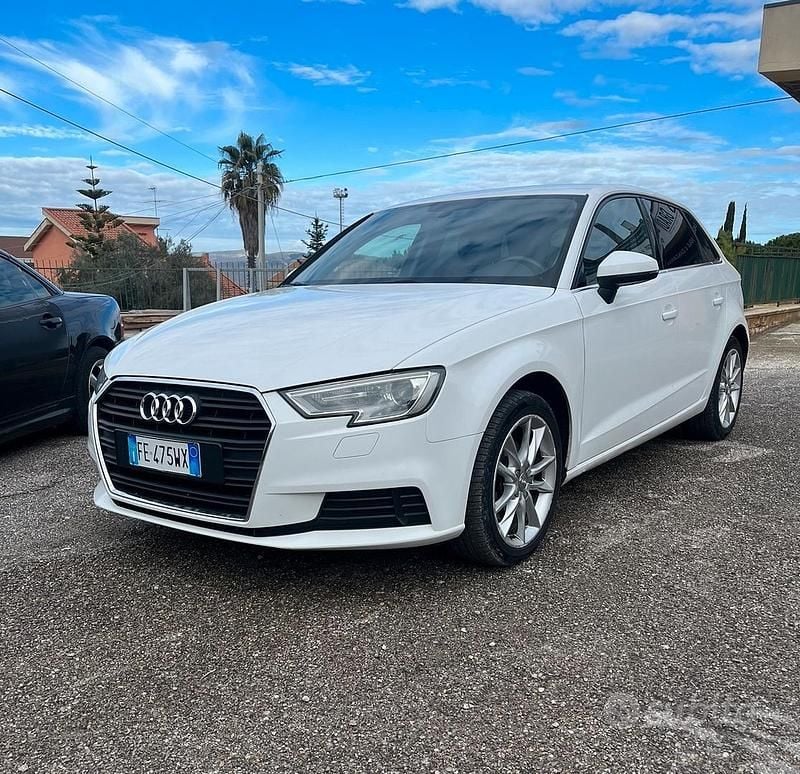 Usata Audi A3 110 CV (80 kW) 2016 Bianco Berlina
