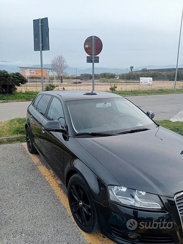 Usata Audi A3 140 CV (102 kW) 2010 Nero Utilitaria