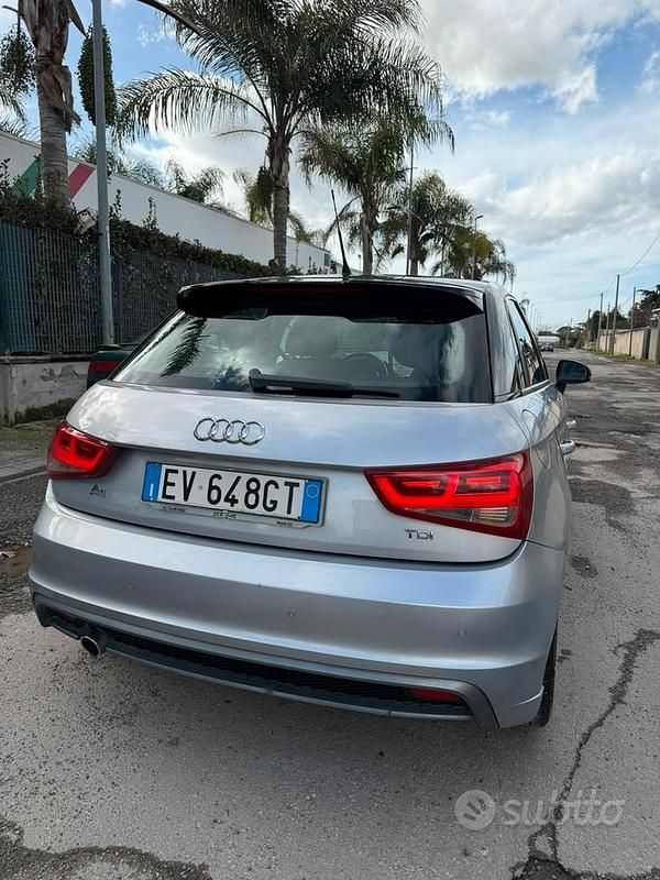 Usata Audi A1 S-Line 95 CV (69 kW) 2014 Grigio Utilitaria