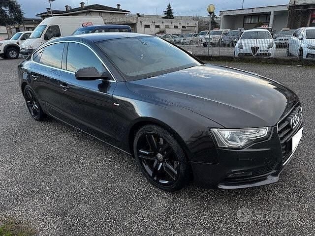 Usata Audi A5 S-Line 177 CV (130 kW) 2013 Nero Coupé