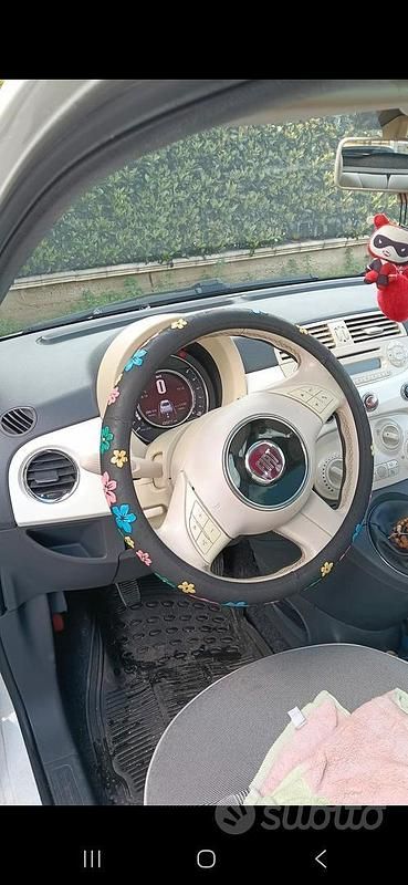 Usata Fiat 500 95 CV (69 kW) 2015 Bianco Utilitaria