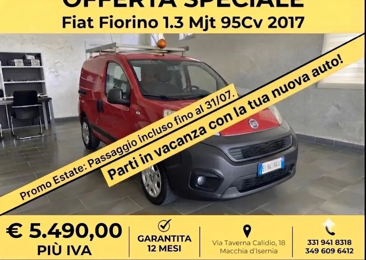 Usata Fiat Fiorino 95 CV (69 kW) 2017 Monovolume
