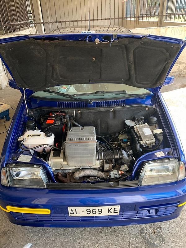 Usata Fiat Cinquecento 54 CV (39 kW) 1997 Blu Utilitaria